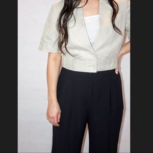 Waisted Short Sleeve Blazer